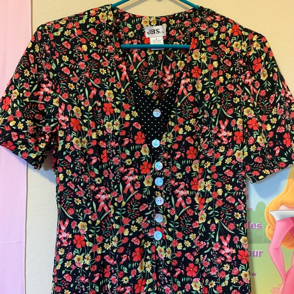 Vintage J.B.S Floral Dress 🌹✨ - Picture 3 of 8
